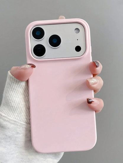 Minimalist Dopamine Themed Black Soft Phone Case Compatible With 17 Pro Max/17 Pro/17 Air/17/16 Pro Max/16 Pro/16/16 Plus, Creative Design