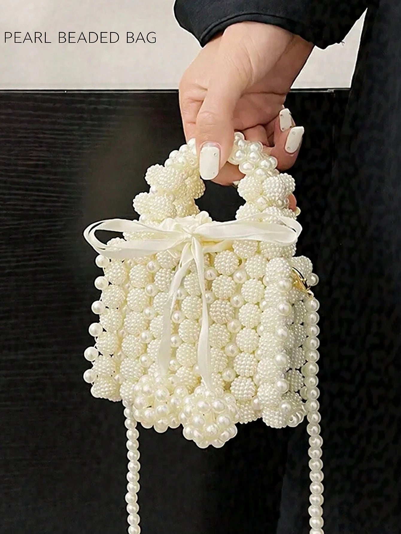 Minimalist Luxury Niche Style Mini Pearl Handbag For Women,Elegant Pearl Bag,Evening Bag, Crossbody Bag,Perfect For Wedding,Party, Purse,Gift For Her