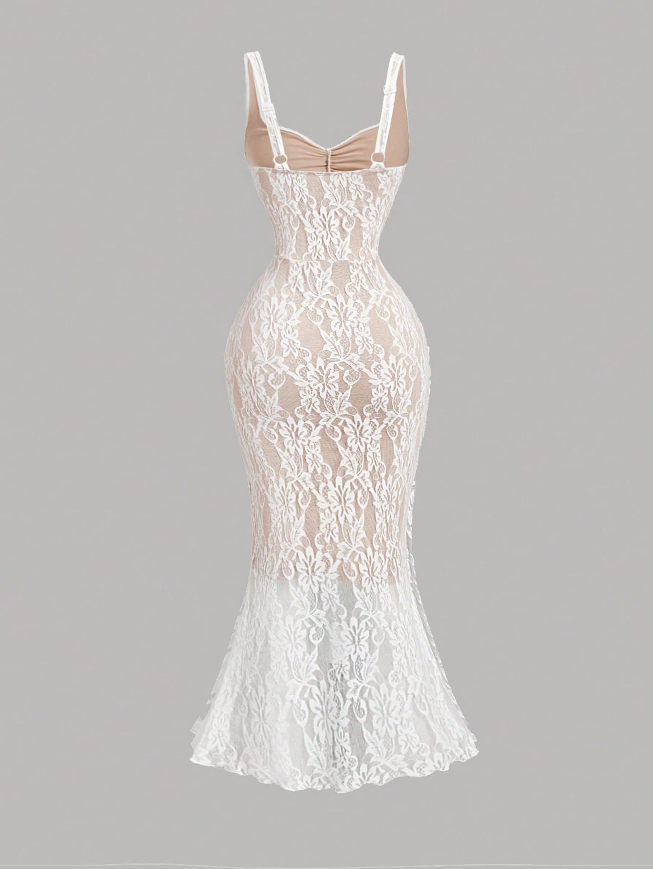 MOD Women's Elegant Sexy Lace Mermaid Midi Dress