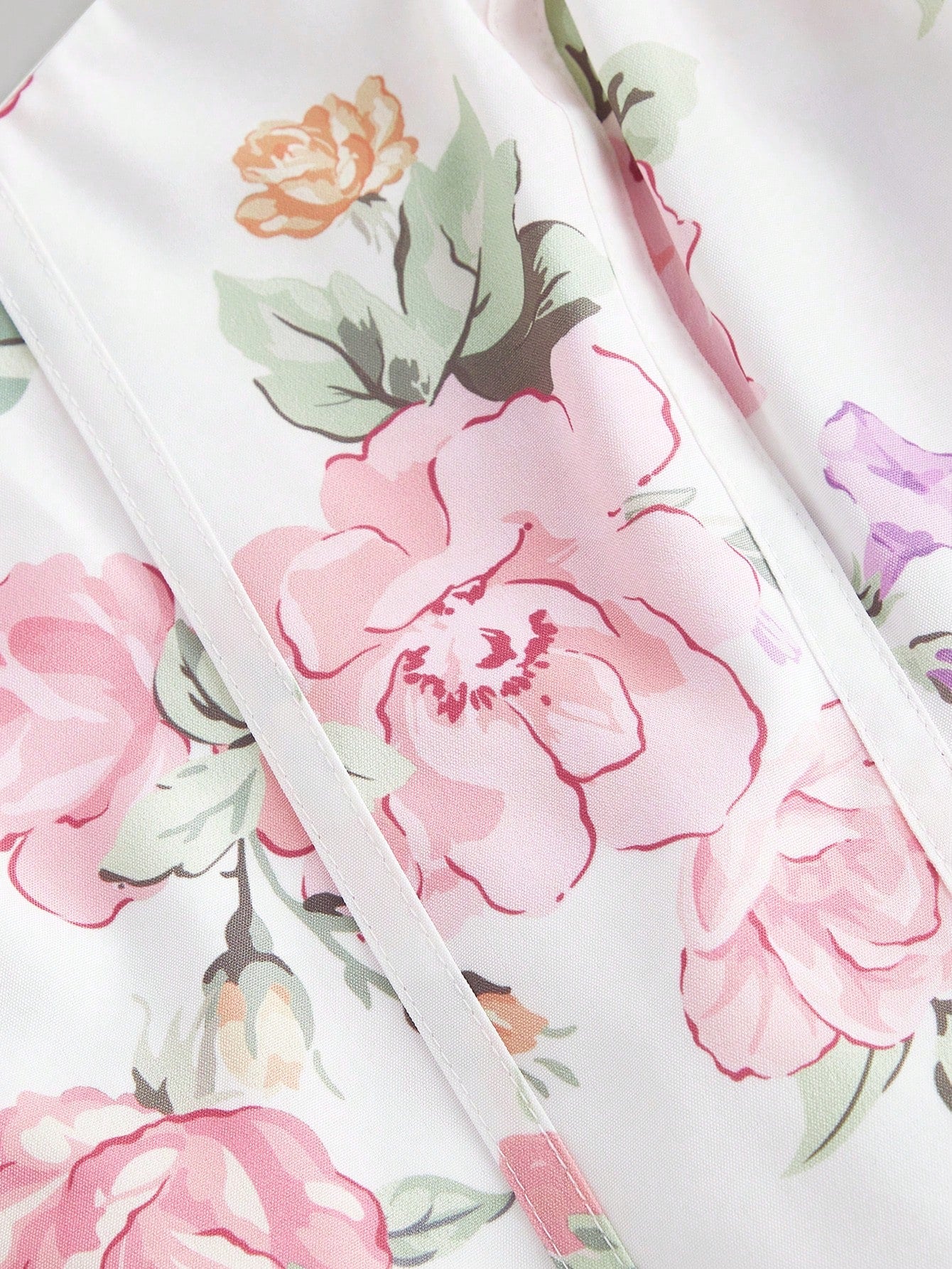 MOD Women's Romantic Floral Print Tube Dress, Prom Dress, Elegant Summer Bohemia Wedding Garden Party Mother Of The Bride Bachelorette White And Pink