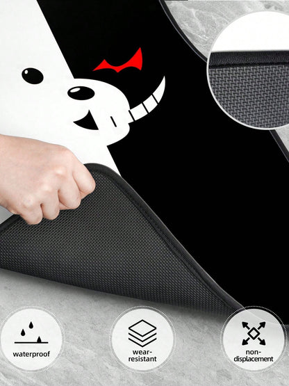 Monokuma 4-Piece Custom Printed All-Weather Floor Mats- Universal Fit For Suv, Truck, Van| Easy Clean