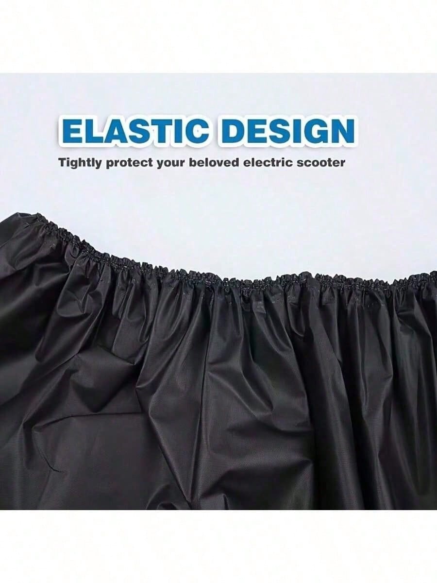 Motorcycle/Bicycle/Electric Scooter Cover- Waterproof, Dustproof, UV-Resistant And Snowproof Cover, Black Motorcycle Accessory, Fits Most Motorcycles And Bicycles