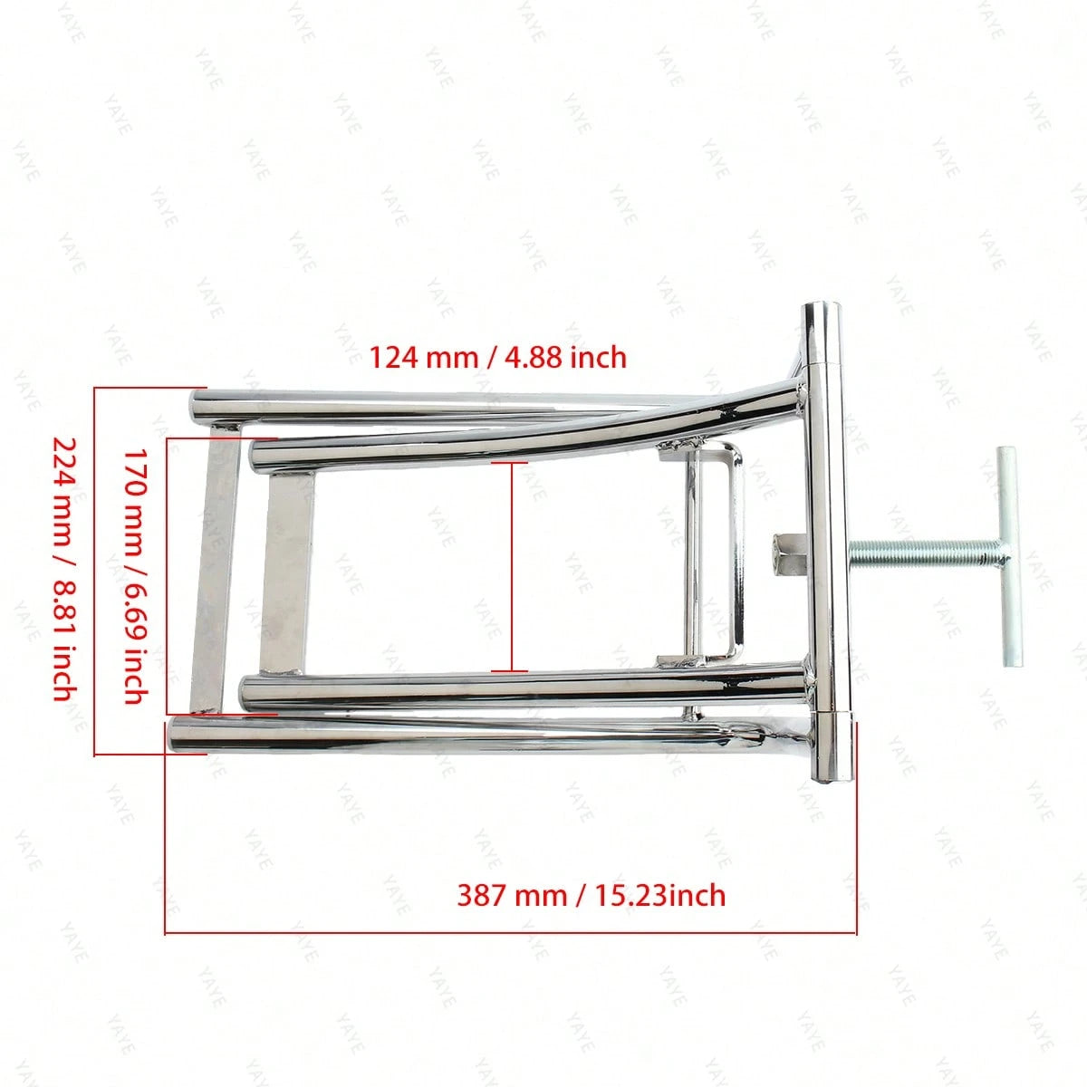 Motorcycle Rear Wheel Auxiliary Replacement & Repair Tool- Height Adjustable Lift Stand (Suitable For Dirt Bike And Motocross Bike Maintenance)