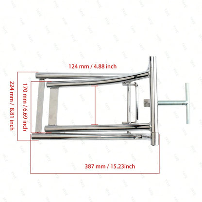Motorcycle Rear Wheel Auxiliary Replacement & Repair Tool- Height Adjustable Lift Stand (Suitable For Dirt Bike And Motocross Bike Maintenance)