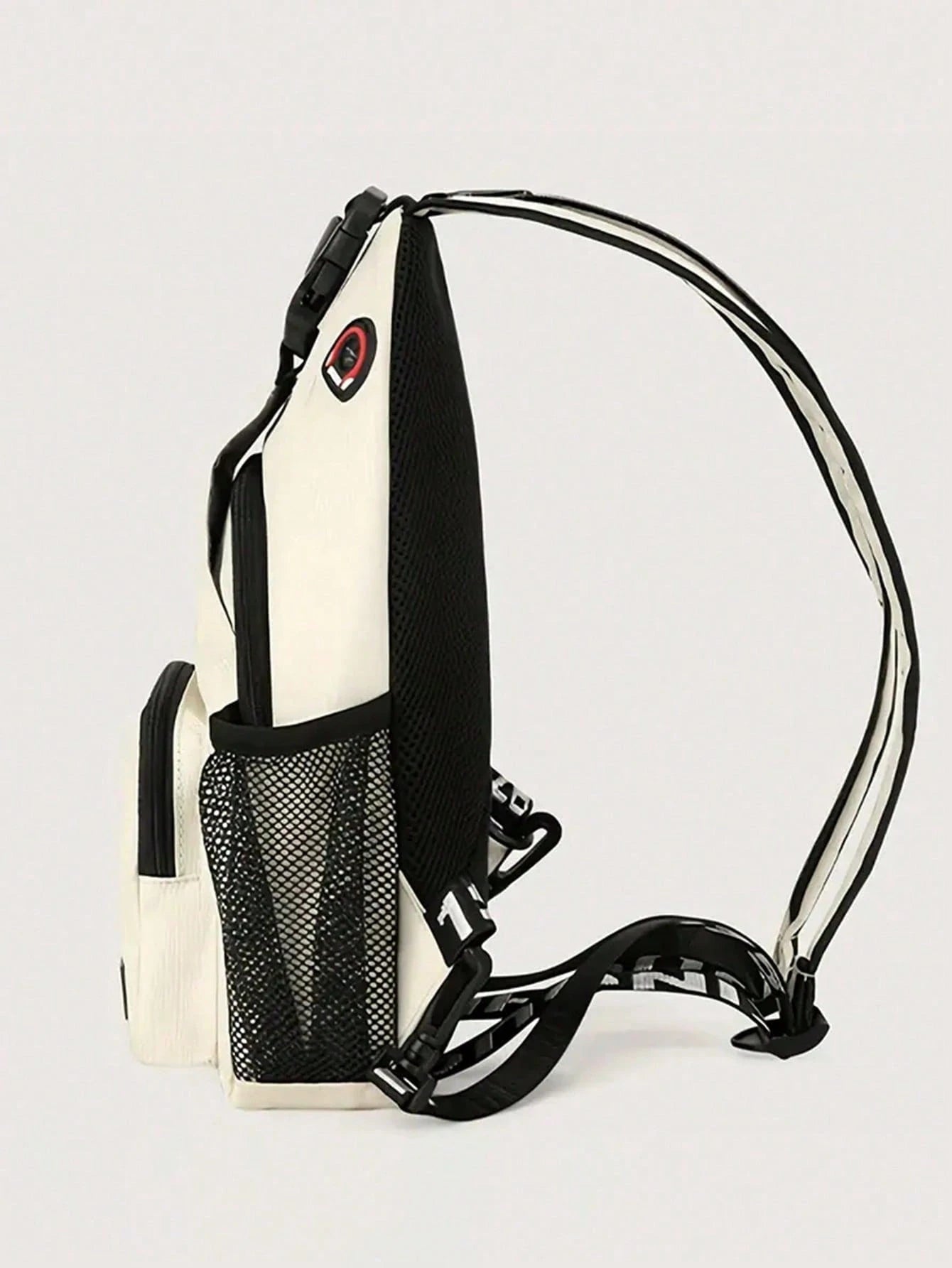 Multi-Pocket Shoulder Bag, Casual Nylon Crossbody Bag, Travel Hiking Daily Backpack With Zipper Strap, Essential For School