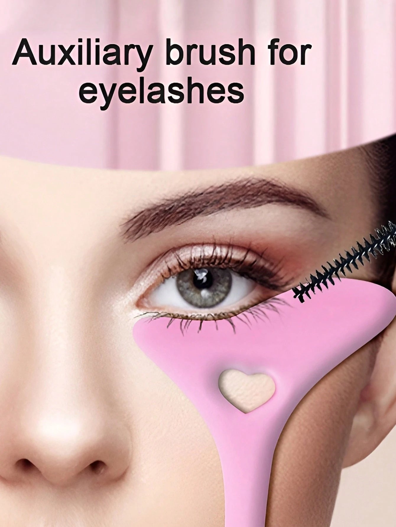 Multifunctional Makeup Eyeliner Stencil, 1pc Silicone Reusable Waterproof Tool For Liner Makeup Brush Pen Stamp Thin Sharpener Cat Eyes Smoky Eye Small Angled Wing Tip, Aid Eyeliner Molds Guide Templa