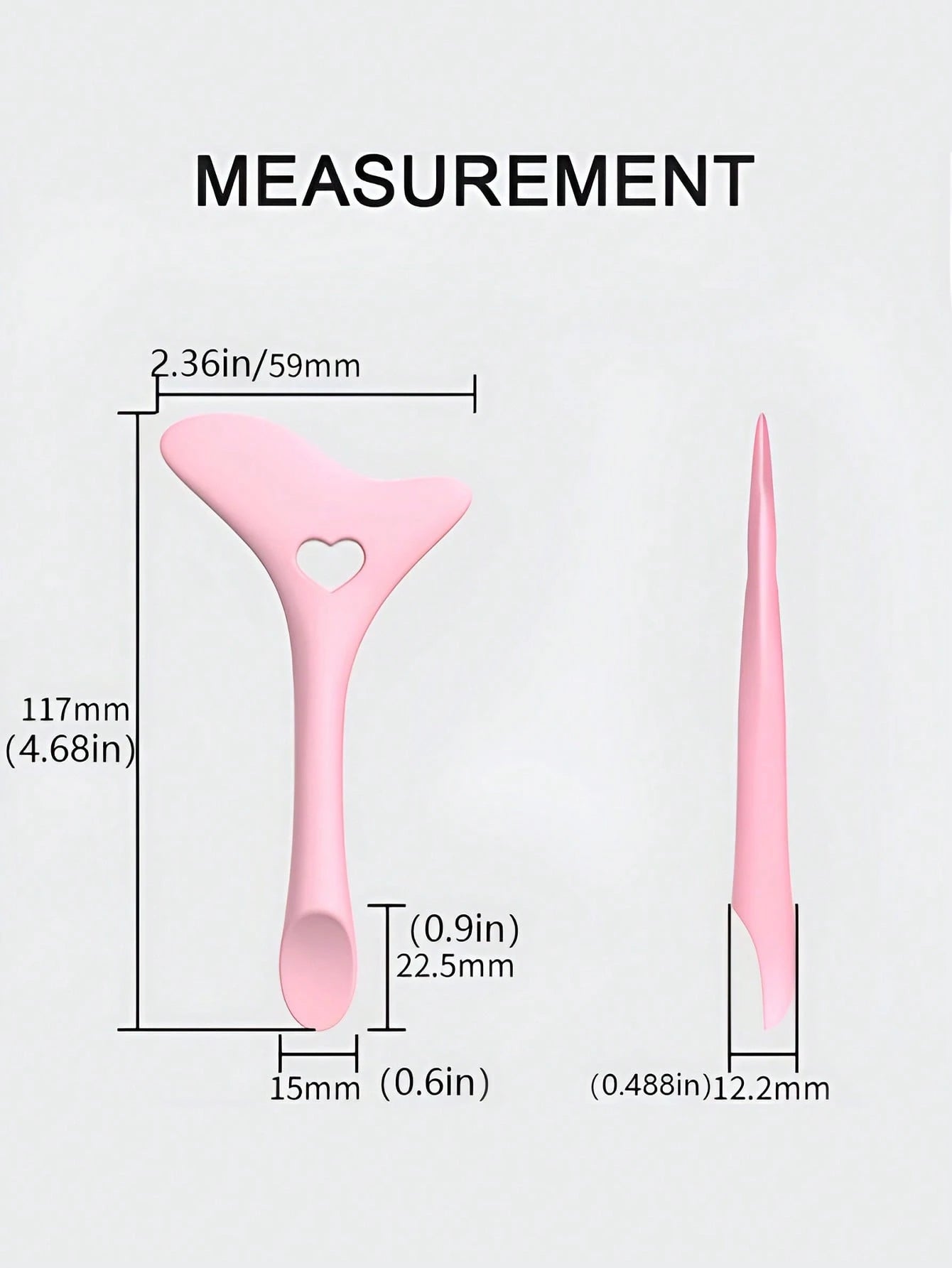 Multifunctional Makeup Eyeliner Stencil, 1pc Silicone Reusable Waterproof Tool For Liner Makeup Brush Pen Stamp Thin Sharpener Cat Eyes Smoky Eye Small Angled Wing Tip, Aid Eyeliner Molds Guide Templa