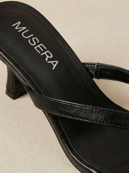 MUSERA Heeled Kitten Sandal Cute Fun Girly For Summer For