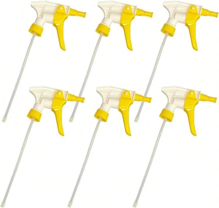 Nanoskin 6-Pack Heavy-Duty Foamer Trigger Sprayer U2013 High-Volume, Comfortable Grip, Acid-Resistant, Durable Design, 9 1_4" Dip Tube| Ideal For Professional Auto Detailing And Cleaning Applicat