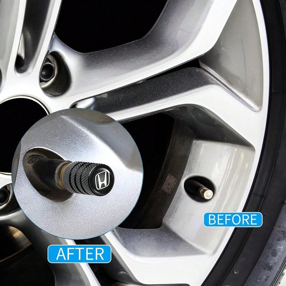 NEW- 4pcs Tire Valve Stem Caps, Compatible With Chevrolet Chevy Series Stem Cap Universal Car Air Cover Car Accessories For Cars, SUV, Truck, Motorcycles Black