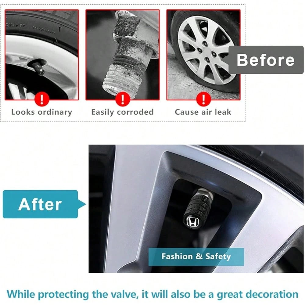 NEW- 4pcs Tire Valve Stem Caps, Compatible With Chevrolet Chevy Series Stem Cap Universal Car Air Cover Car Accessories For Cars, SUV, Truck, Motorcycles Black