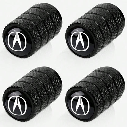 NEW- 4pcs Tire Valve Stem Caps, Compatible With Chevrolet Chevy Series Stem Cap Universal Car Air Cover Car Accessories For Cars, SUV, Truck, Motorcycles Black