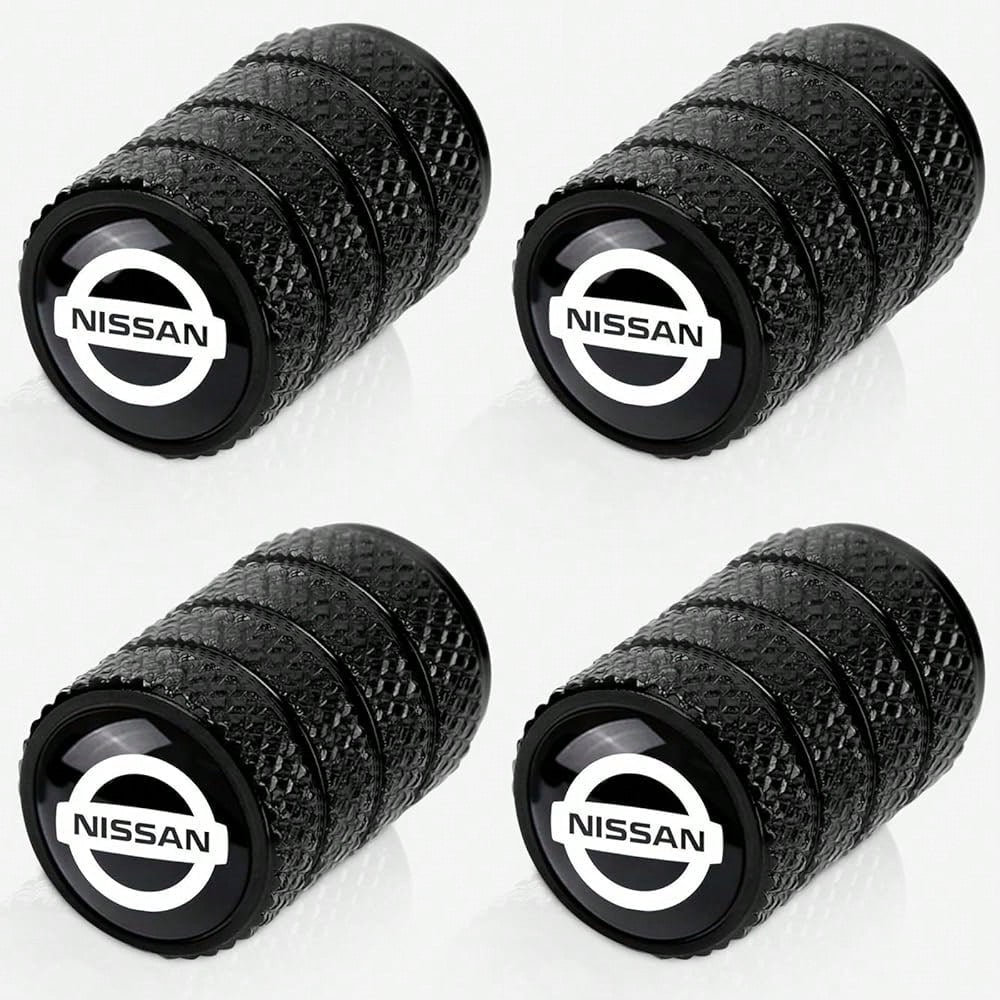 NEW- 4pcs Tire Valve Stem Caps, Compatible With Chevrolet Chevy Series Stem Cap Universal Car Air Cover Car Accessories For Cars, SUV, Truck, Motorcycles Black
