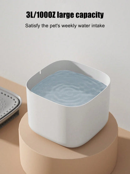 New Automatic Cat Water Fountain With Filter, Large Capacity Smart Pet Water Dispenser, Quiet Flow Design, Adjustable Water Pump, Low Decibel Circulating Water, Suitable For Dogs And Cats
