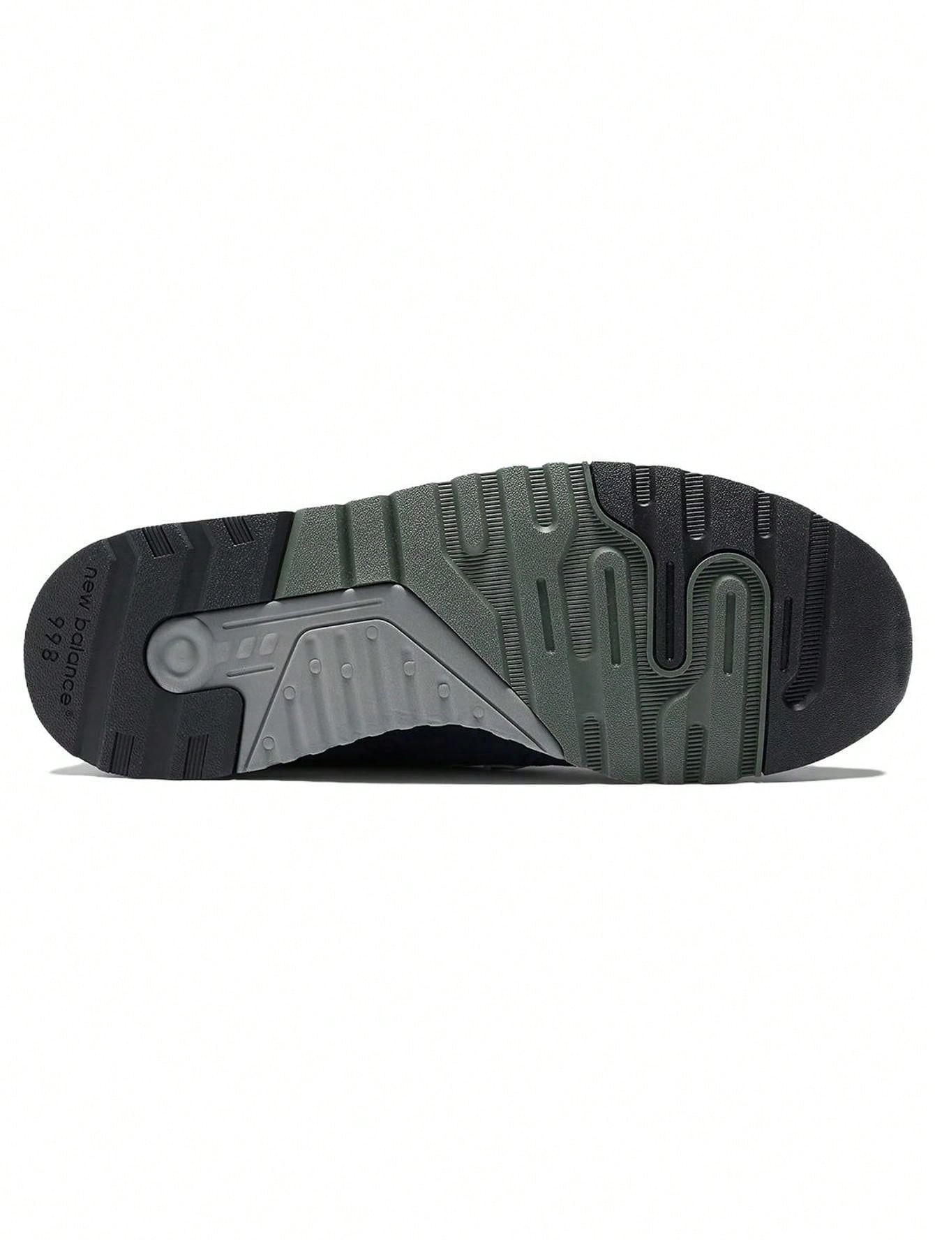 New Balance 998 Men's Sneakers, Navy/Grey Mesh Lace-Up Athletic Shoes For Daily Walking