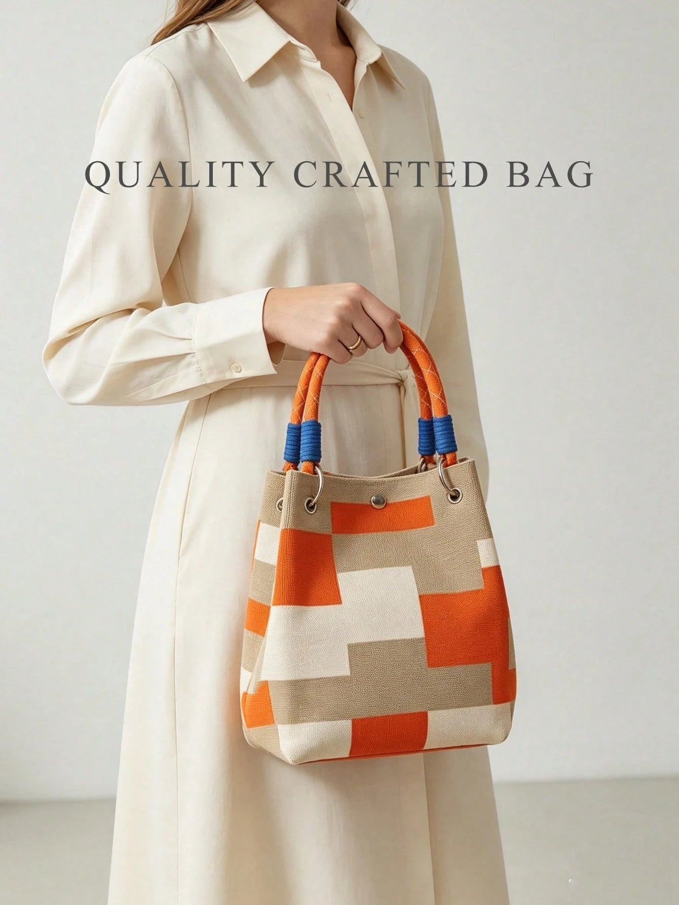 New Fashion Women's Handbag- Multifunctional Shoulder Bag With Safety Lock Design, Large Capacity Tote Bag, ﻿