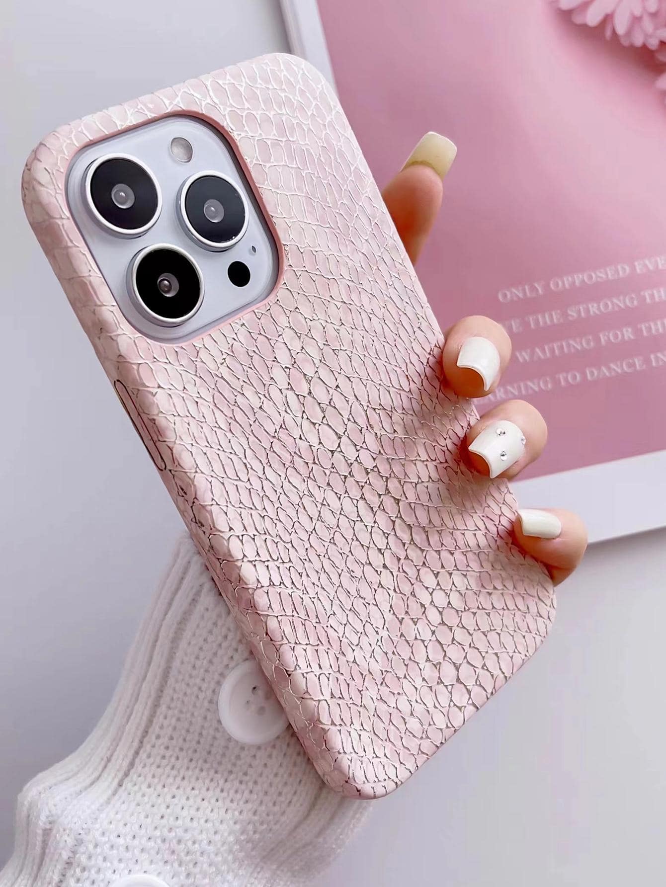 New High-Quality Full Coverage PU Leather Snake Pattern Personalized Anti-Drop Card Holder Phone Case Protective Cover Suitable For IPhone 11/12/13/14/15/16/17 Pro Max Anti-Drop Phone Case Protective