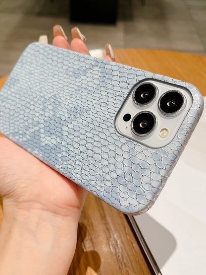 New High-Quality Full Coverage PU Leather Snake Pattern Personalized Anti-Drop Card Holder Phone Case Protective Cover Suitable For IPhone 11/12/13/14/15/16/17 Pro Max Anti-Drop Phone Case Protective