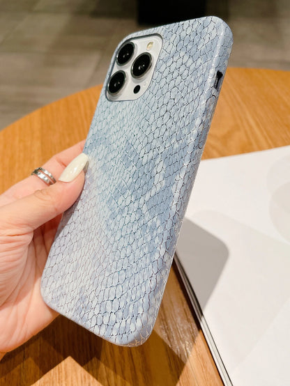 New High-Quality Full Coverage PU Leather Snake Pattern Personalized Anti-Drop Card Holder Phone Case Protective Cover Suitable For IPhone 11/12/13/14/15/16/17 Pro Max Anti-Drop Phone Case Protective
