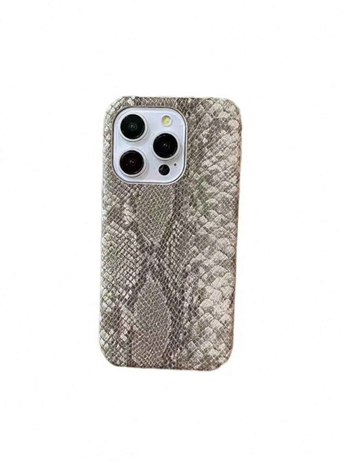 New High-Quality Full Coverage PU Leather Snake Pattern Personalized Anti-Drop Card Holder Phone Case Protective Cover Suitable For IPhone 11/12/13/14/15/16/17 Pro Max Anti-Drop Phone Case Protective