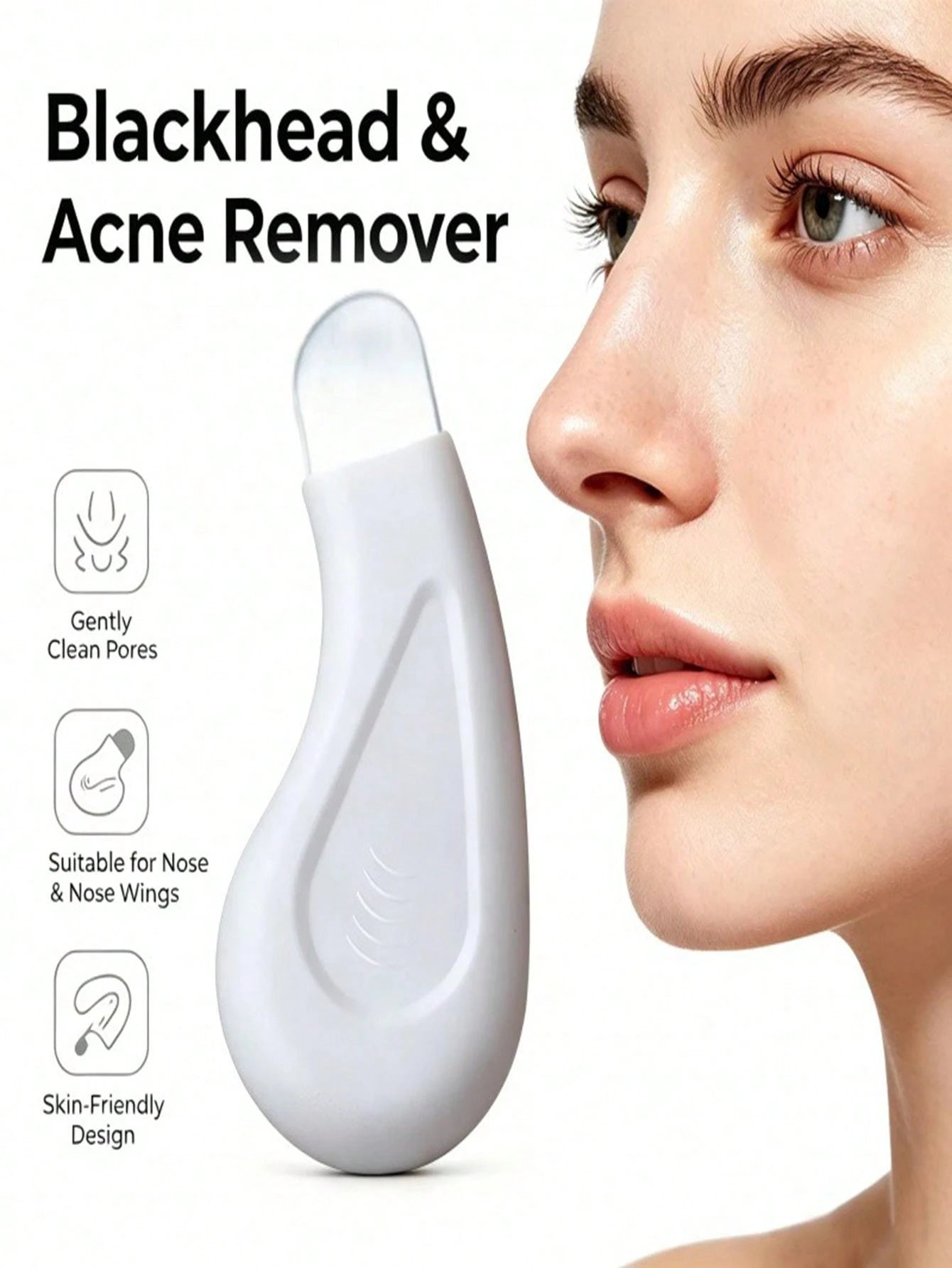 New Manual Skin Spatula Pore Cleaning Tool, Household Facial Skin Scraper, Portable Facial Beauty Supplies For Home DIY & Esthetician Salon Use