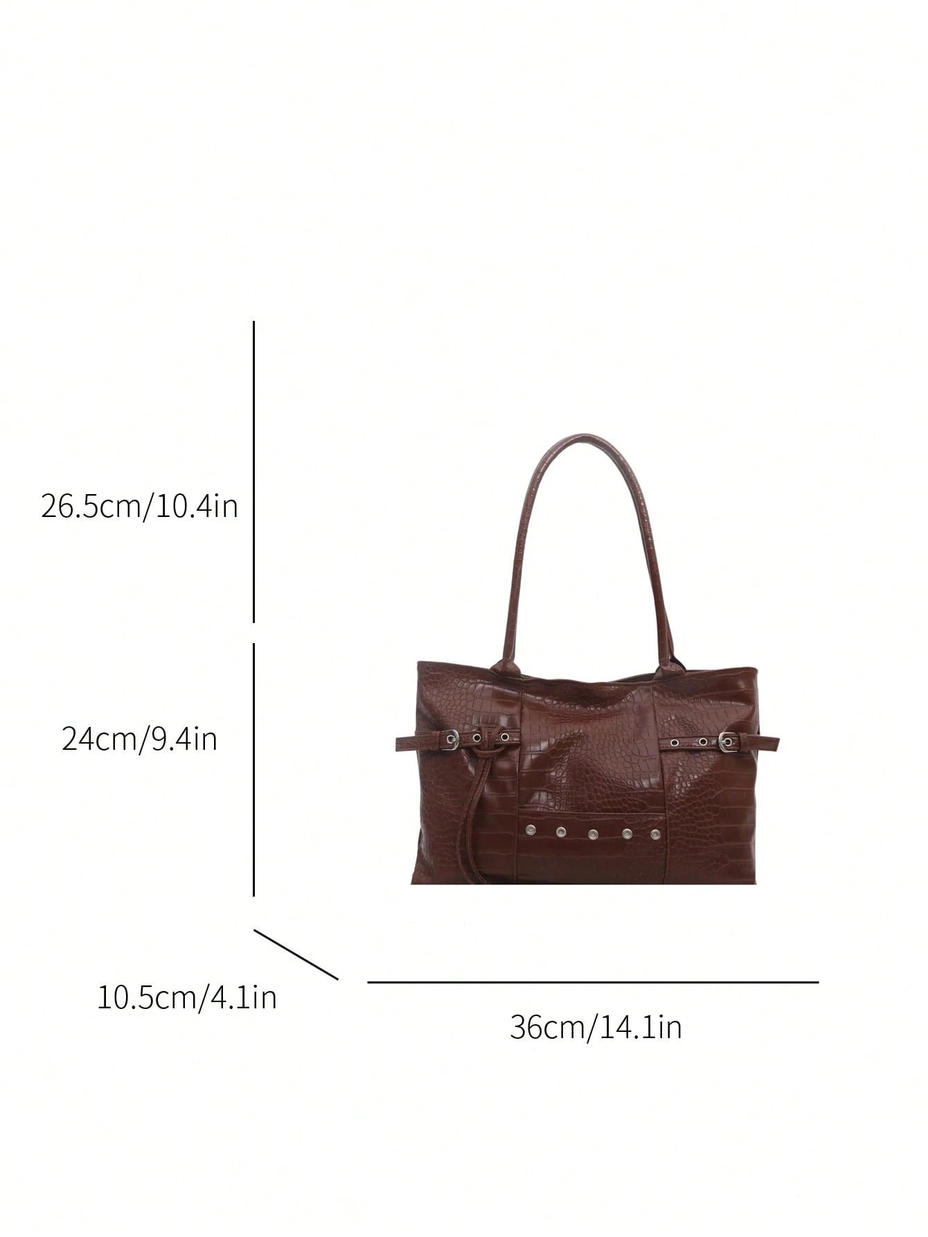 New Women's Large Capacity Casual Commuter Shoulder Bag, Lightweight Minimalist Handbag, Fashionable Versatile Tote Bag