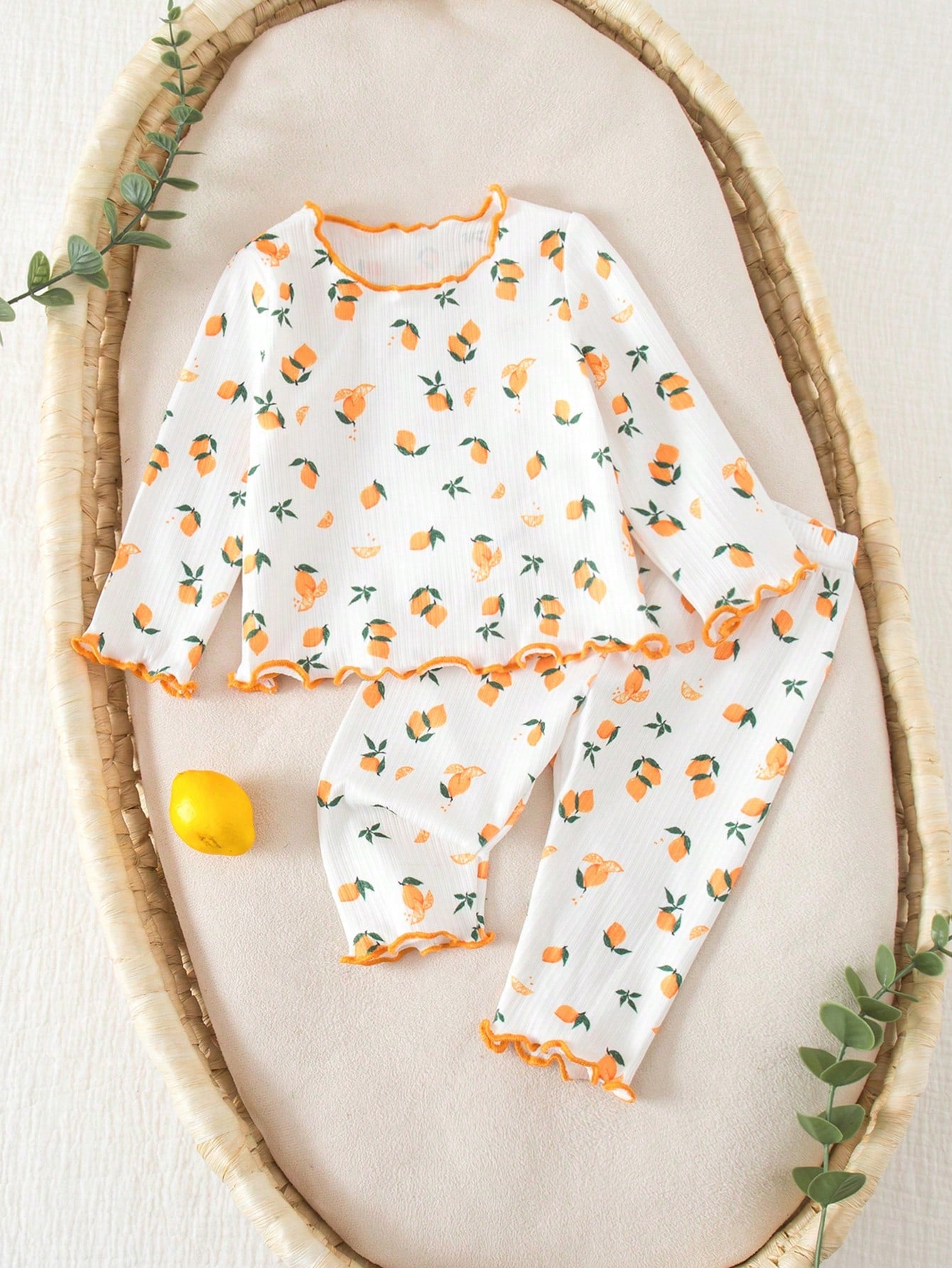 Newborn Baby Floral Print Long Sleeve Pajamas Set For Girls Infant Sleepwear With Matching Headband Soft Floral Newborn Baby Girl Pajamas With Ruffled Edges And Cute Bow Headband Adorable Baby G