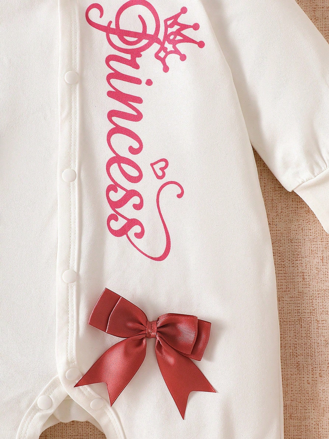 Newborn Photography Outfit And Props 3D Bow Newborn Baby Girl Long Sleeve Pants Hat 100 Days Photo Shoot Outfit Daily Wear Party Date Wear Comfortable Fabric 2pcs Set