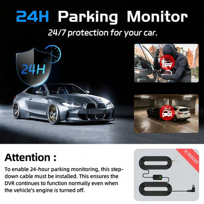 Newly Designed 3-Channel Dash Cam, Intelligent Wifi Connection, 1080FHD, Capable Of Recording Front, Interior, And Rear, Beautiful Body, G-Sensor, Mobile Monitoring, Video Recording, Wide-Angle Shooti