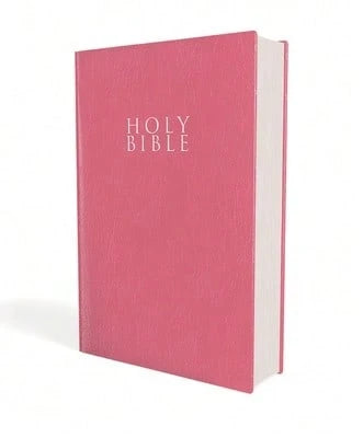 NIV, Gift And Award Bible, Leather-Look, Pink, Red Letter, Comfort Print (Paperback) By Zondervan