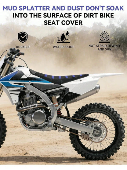 Non-Slip Universal Motorcycle Seat Cover, Suitable For CRF150R CRF250R CRF450R XR650L YZF YZ WR TTR 50 125 250 450 Dirt Bikes.