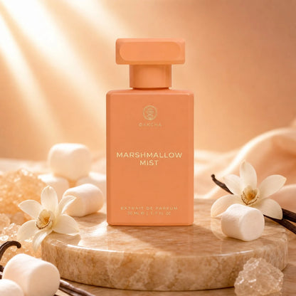 OAKCHA Marshmallow Mist Eau De Parfum 50ml, Sweet Marshmallow Vanilla Perfume Spray For Women, Long Lasting Fragrance Gift