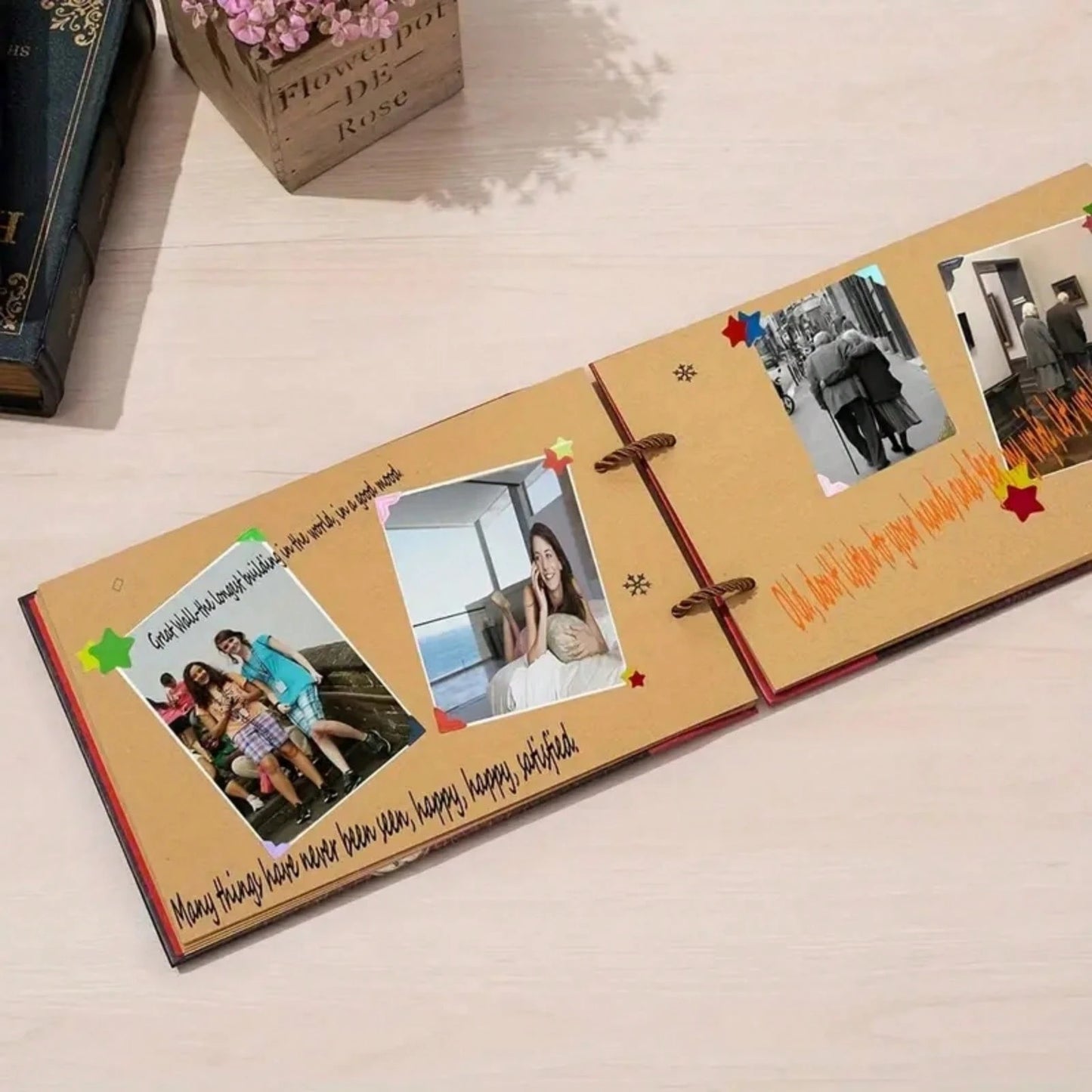 Our Adventure Book Handmade Family Commemorative Booklet Is An Excellent Gift For Thanksgiving, Christmas, Anniversaries, Family Memories, Weddings, Birthdays, Valentine's Day (Adventure Book)