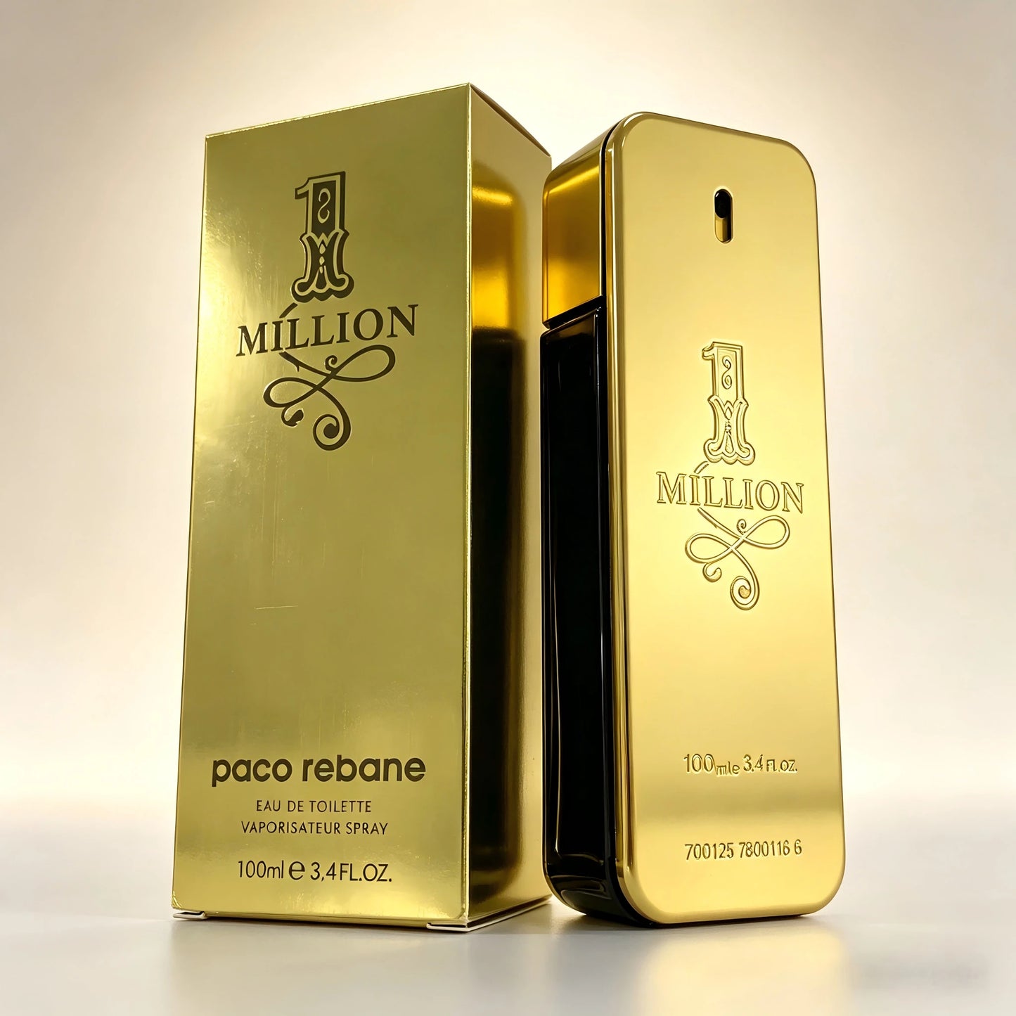Paco Rabanne 1 Million EDT 100ml Woody Spicy Men Perfume Grapefruit Cinnamon Leather Scent Long Lasting Luxury Gift For Gentlemen