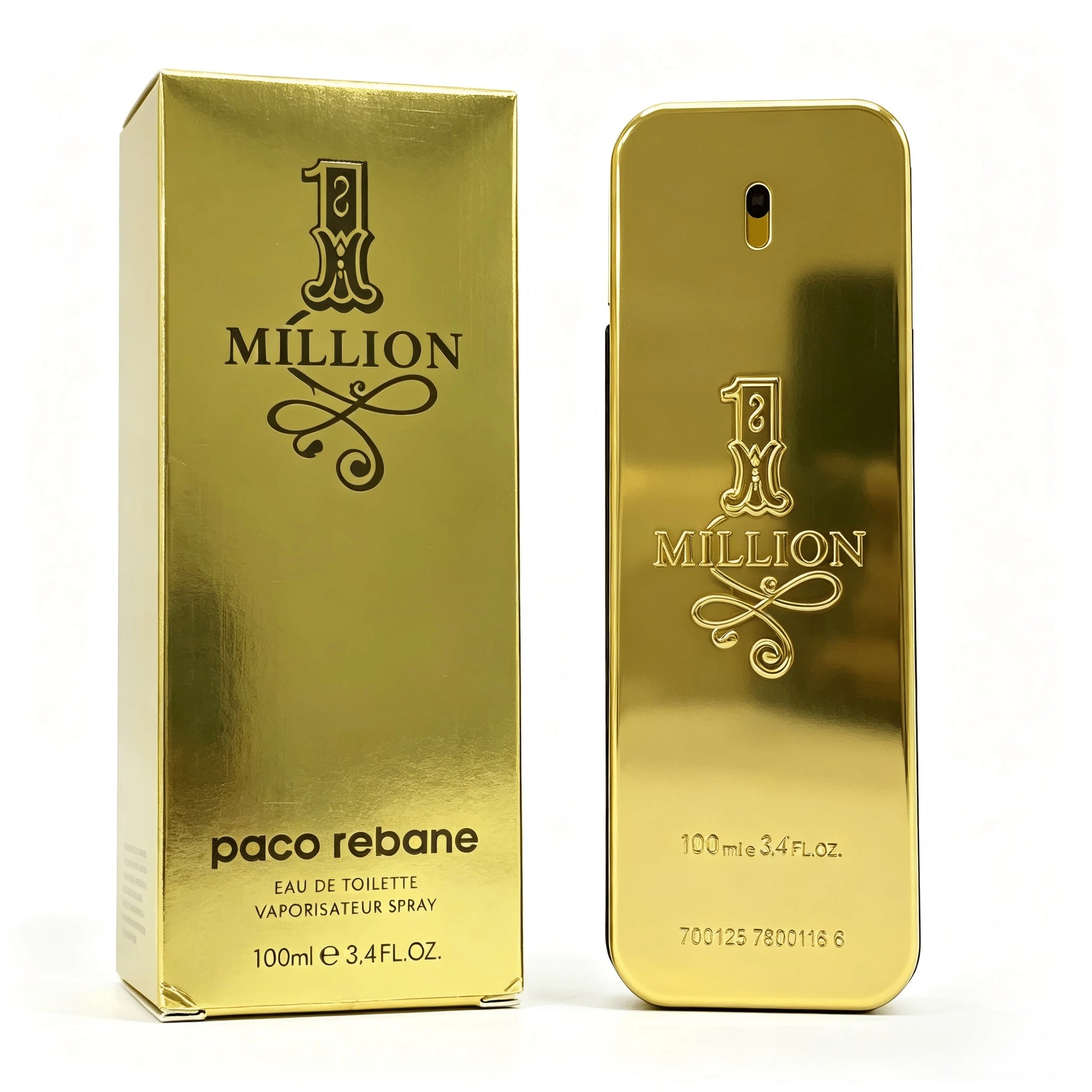 Paco Rabanne 1 Million EDT 100ml Woody Spicy Men Perfume Grapefruit Cinnamon Leather Scent Long Lasting Luxury Gift For Gentlemen