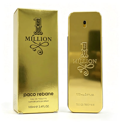 Paco Rabanne 1 Million EDT 100ml Woody Spicy Men Perfume Grapefruit Cinnamon Leather Scent Long Lasting Luxury Gift For Gentlemen