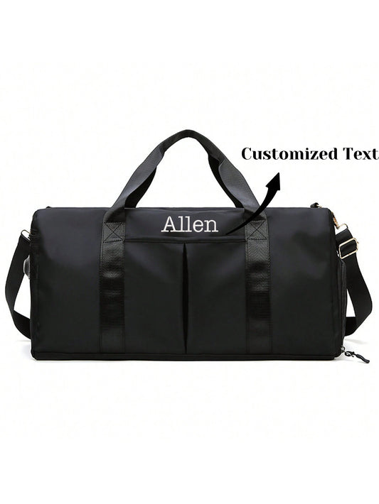Personalized Name Luggage Bags, Custom Embroidered Name Travel Bags, Mother's Day Gifts, Father's Day Gifts, Gym Bags, Cute Overnight Bags, Custom Weekend Bags, Travel Bags, Initials Gym Bags, Hospita