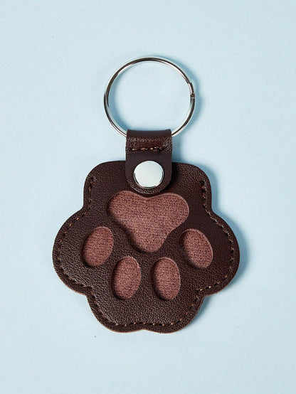 PETSIN Pet Lost Hair Storage Keychain, Cat And Dog Hair Storage Bag, Leather Pet Hair Charm Bag