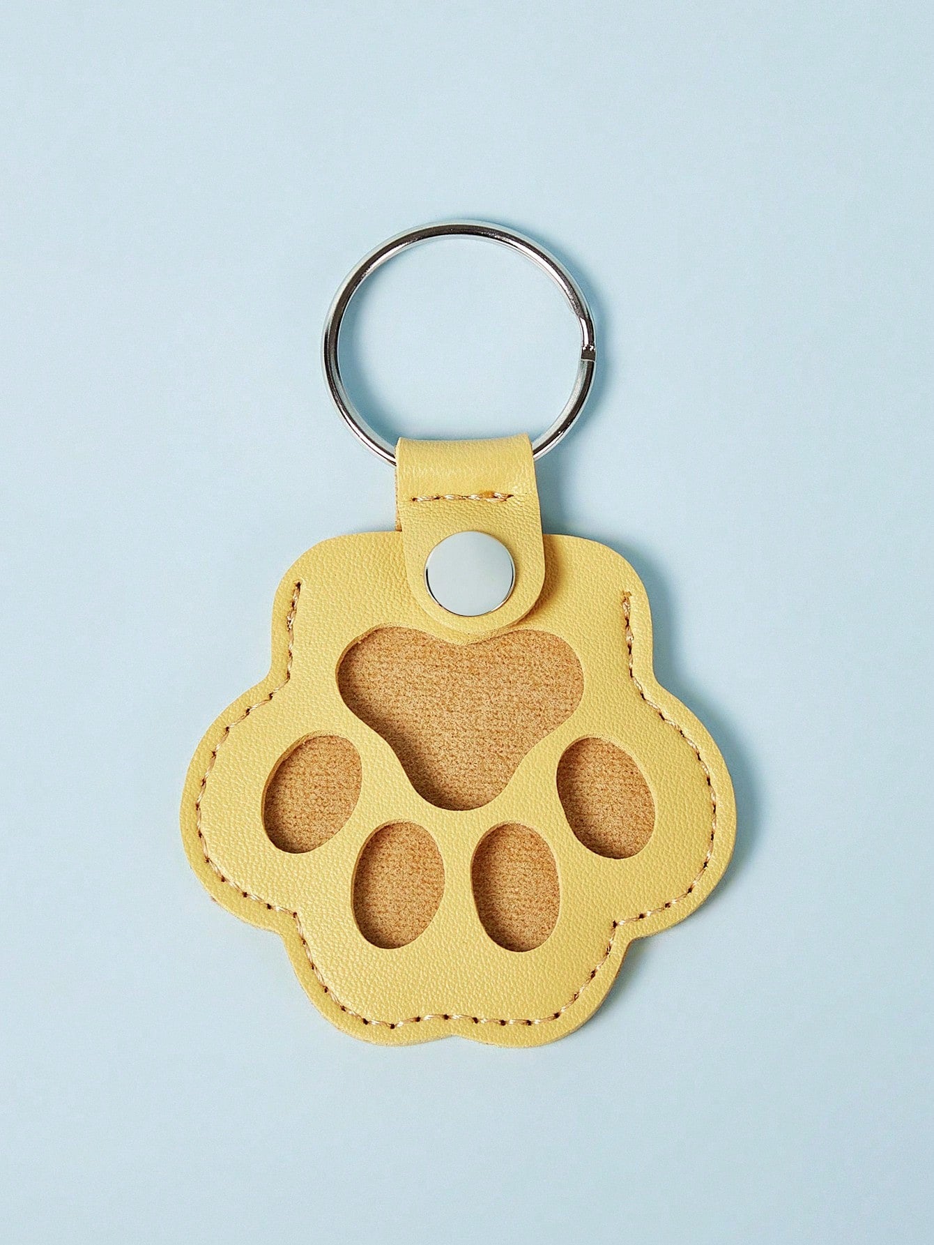 PETSIN Pet Lost Hair Storage Keychain, Cat And Dog Hair Storage Bag, Leather Pet Hair Charm Bag