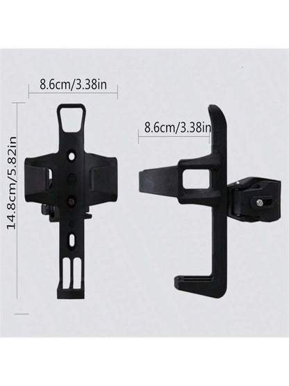 Plastic Steel Bike Water Bottle Holder, Bicycle Adjustable Quick Release Cup Rack, Mountain Bike Drink Rack, 1pc