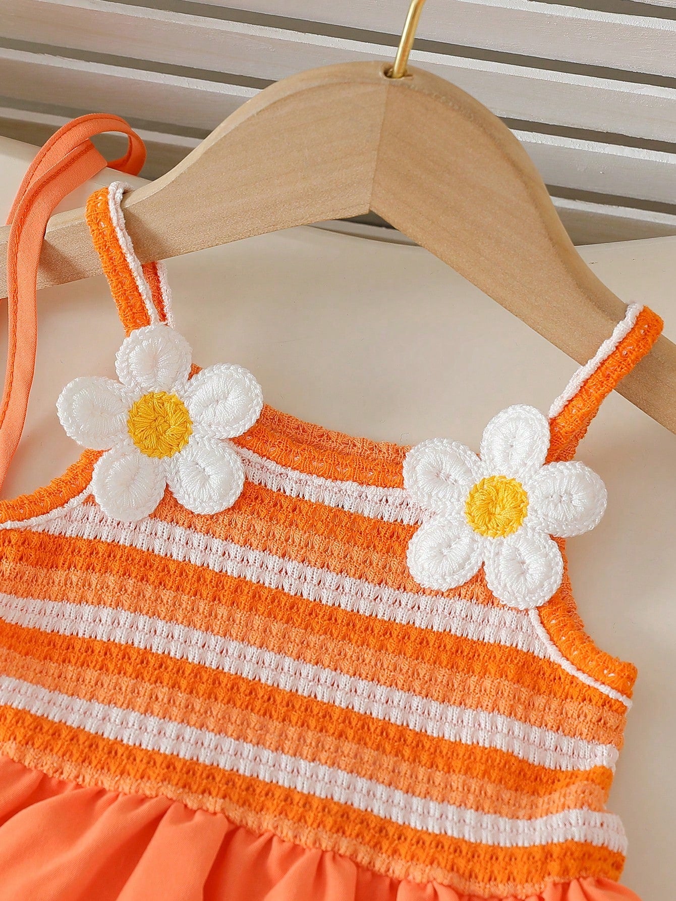 Playful Pals Baby Girls' Cute Elegant Babygirl Burnt Orange Summer Sleeveless Dress,Sweet Floral Decor,Matching Mini Crossbody Bag,Loose Fit Vacation Skirt