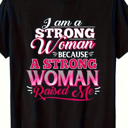 Plus-Size Fashionable Women's Short-Sleeved Cotton T-Shirt, Stylish Streetwear, The Perfect Choice For Graduation Season And Father's Day.