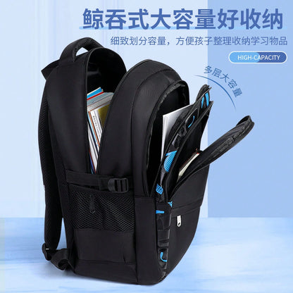 Popular Minimalist Style Large-Capacity Backpack Middle And High School Students, Adult Casual Laptop Backpack