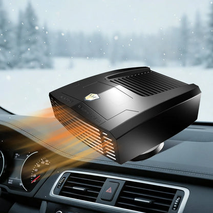 Portable 24/12V Car Heater, 2 In1 Fast Heating And Cooling Fan For Car Windshield Defogger Defroster, Plug-In Cigaerte Lighter Suitable For Vehicles Cars SUV