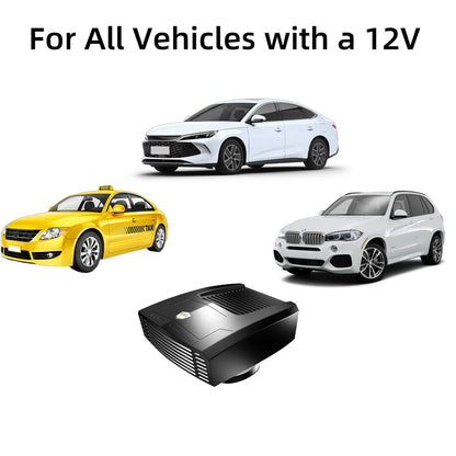 Portable 24/12V Car Heater, 2 In1 Fast Heating And Cooling Fan For Car Windshield Defogger Defroster, Plug-In Cigaerte Lighter Suitable For Vehicles Cars SUV