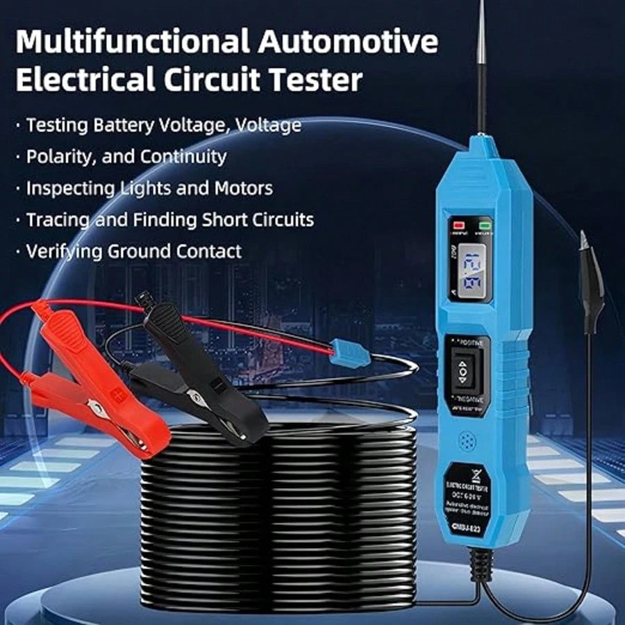 Portable Automotive Circuit Digital Measurement Pen 6-24V Fault Detector Automotive Electrical System Tester- Essential For Auto Repair And Household Use