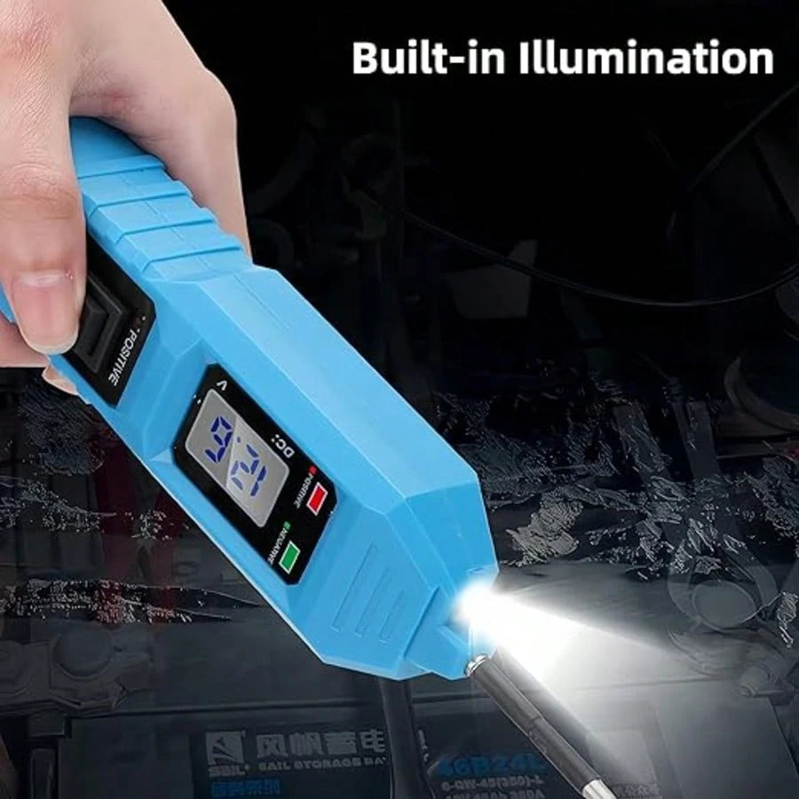 Portable Automotive Circuit Digital Measurement Pen 6-24V Fault Detector Automotive Electrical System Tester- Essential For Auto Repair And Household Use