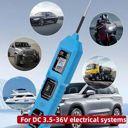 Portable Automotive Circuit Digital Measurement Pen 6-24V Fault Detector Automotive Electrical System Tester- Essential For Auto Repair And Household Use