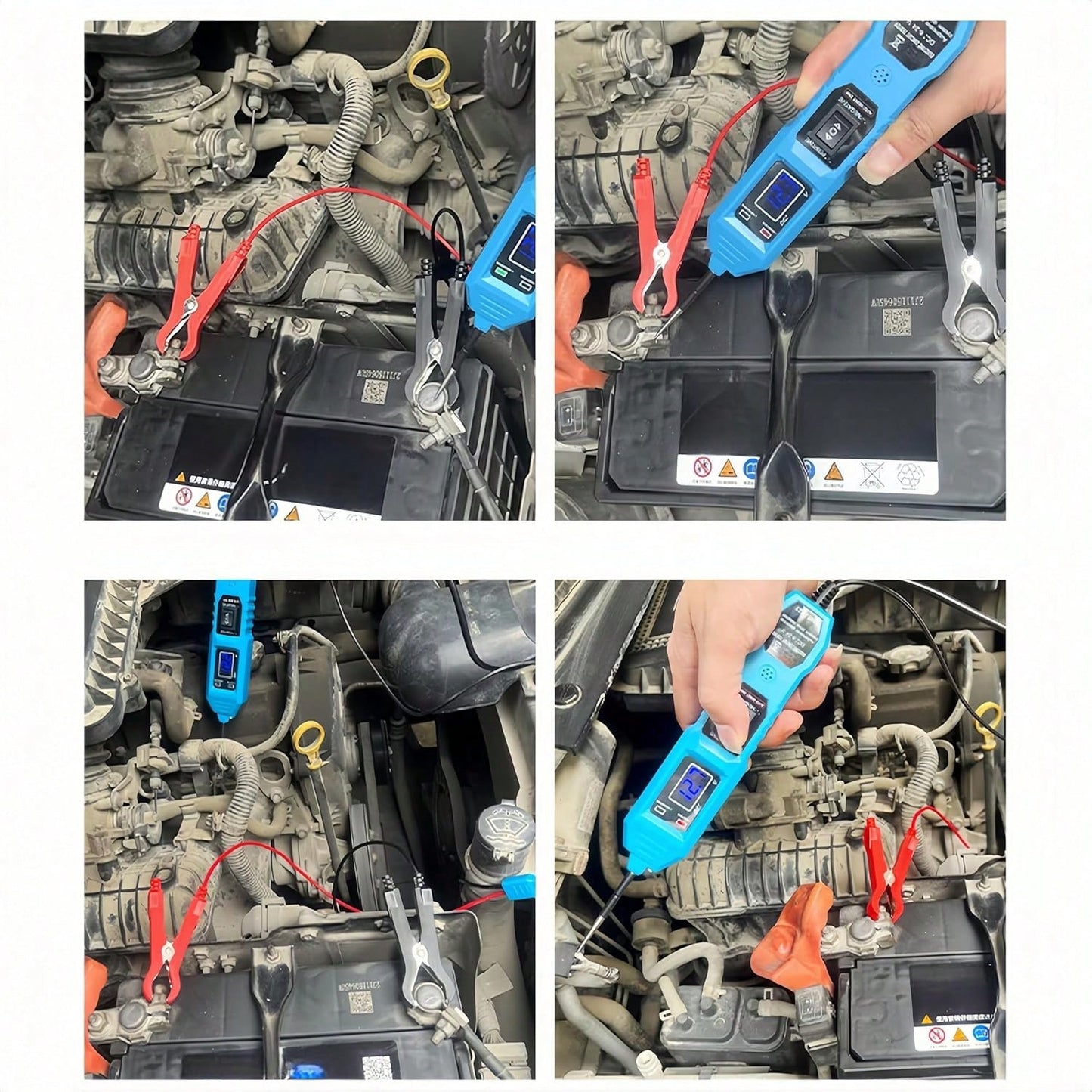 Portable Automotive Circuit Digital Measurement Pen 6-24V Fault Detector Automotive Electrical System Tester- Essential For Auto Repair And Household Use