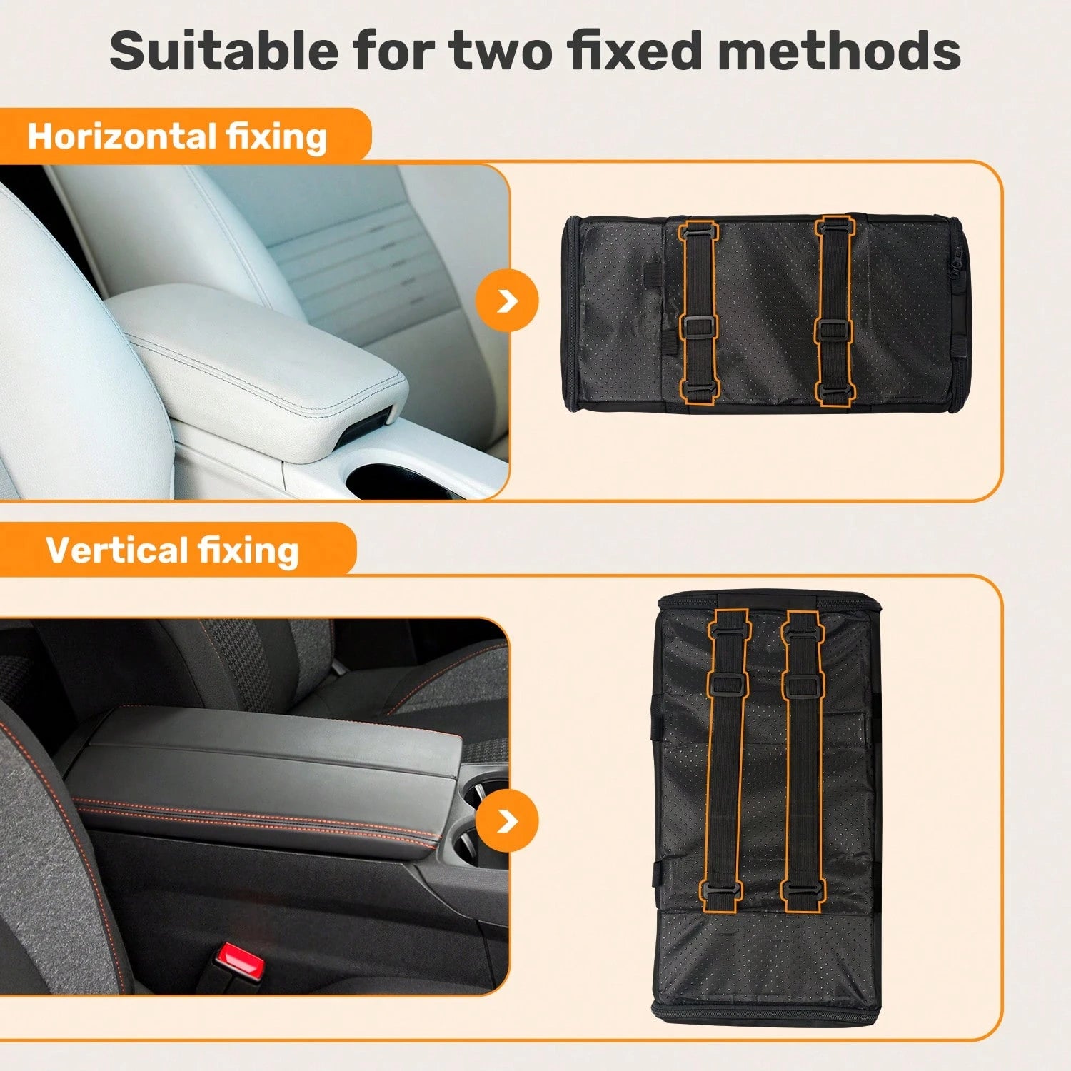 Portable Dog Car Seat For Small Dogs- Pet Booster Seat With Fixed Leash, Adjustable Straps, Storage Pocket- Center Console Puppy Car Seat For Travel, Support Pet Up To 12lbs